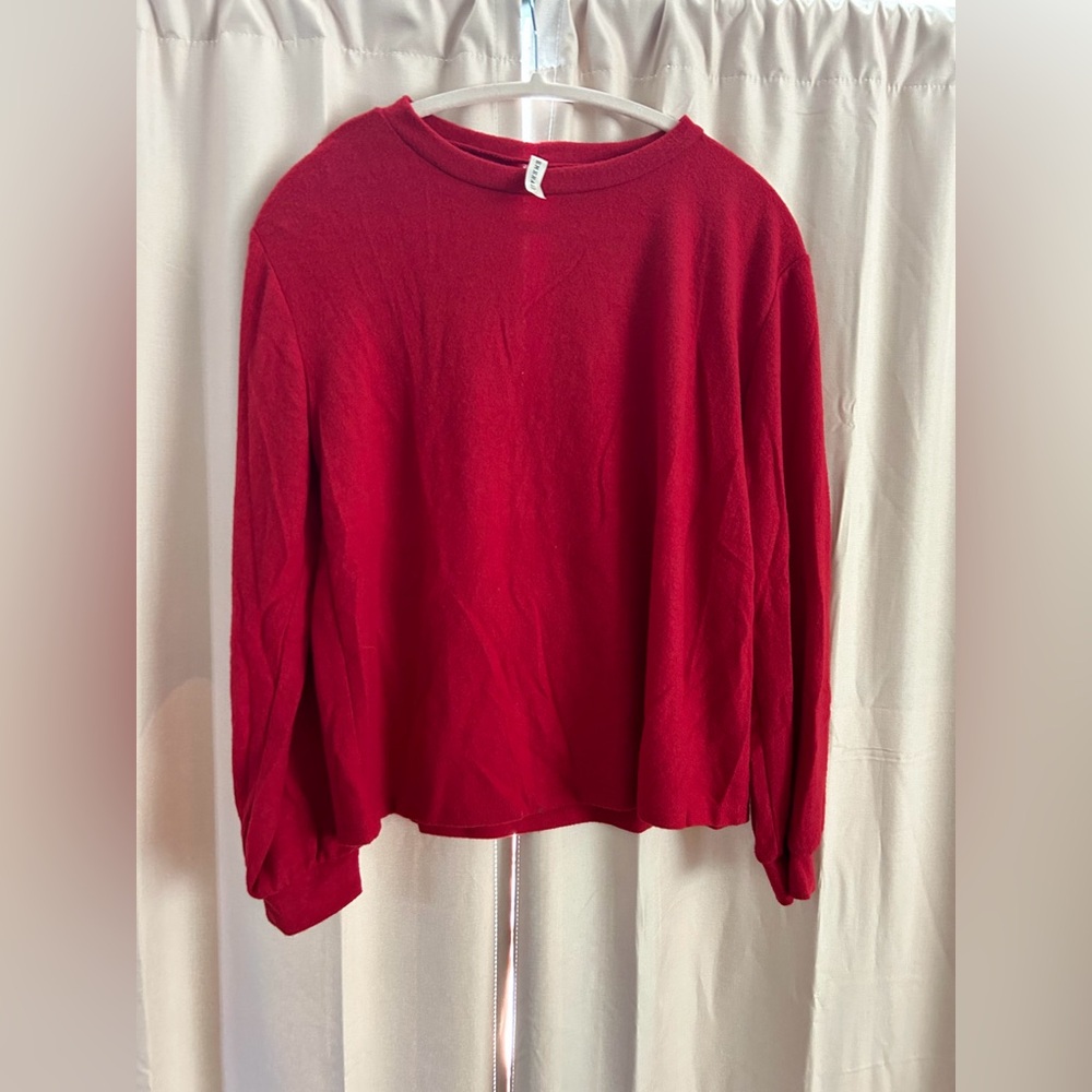 Red lounge top by Emerald